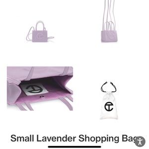 Small lavender Telfar bag